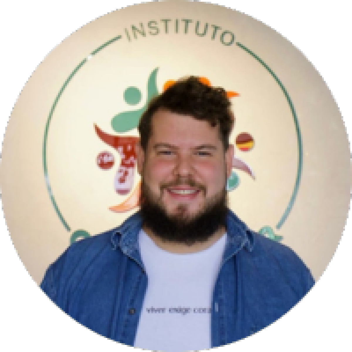 Foto de Perfil para TikTok Simples Influencer Verde e Roxo com Círculo (3)